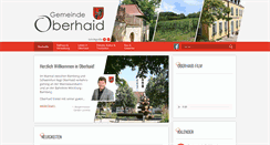 Desktop Screenshot of oberhaid.de