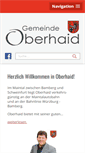 Mobile Screenshot of oberhaid.de