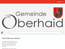 Tablet Screenshot of oberhaid.de